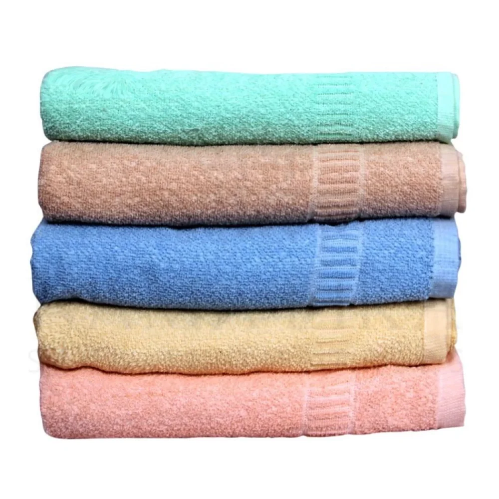 OEM Customized Solid Color Bath Towel Hot Selling Factory Manufactured with Cotton Microfiber for Home Use Logo Design Included