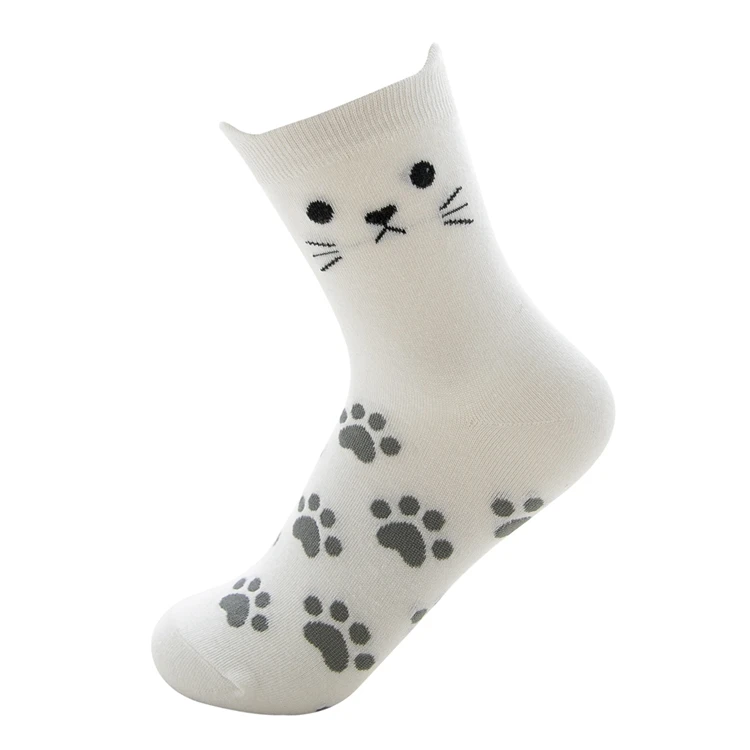 Unique design women colorful  crew cute cats socks novelty socks lady fashion socks for women
