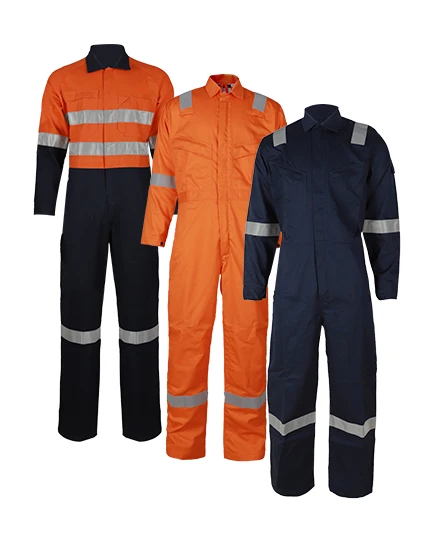 Factory Customized Logo/Style Hi Vis Work Uniform FR Hi Vis Coverall Reflective Safety Clothing