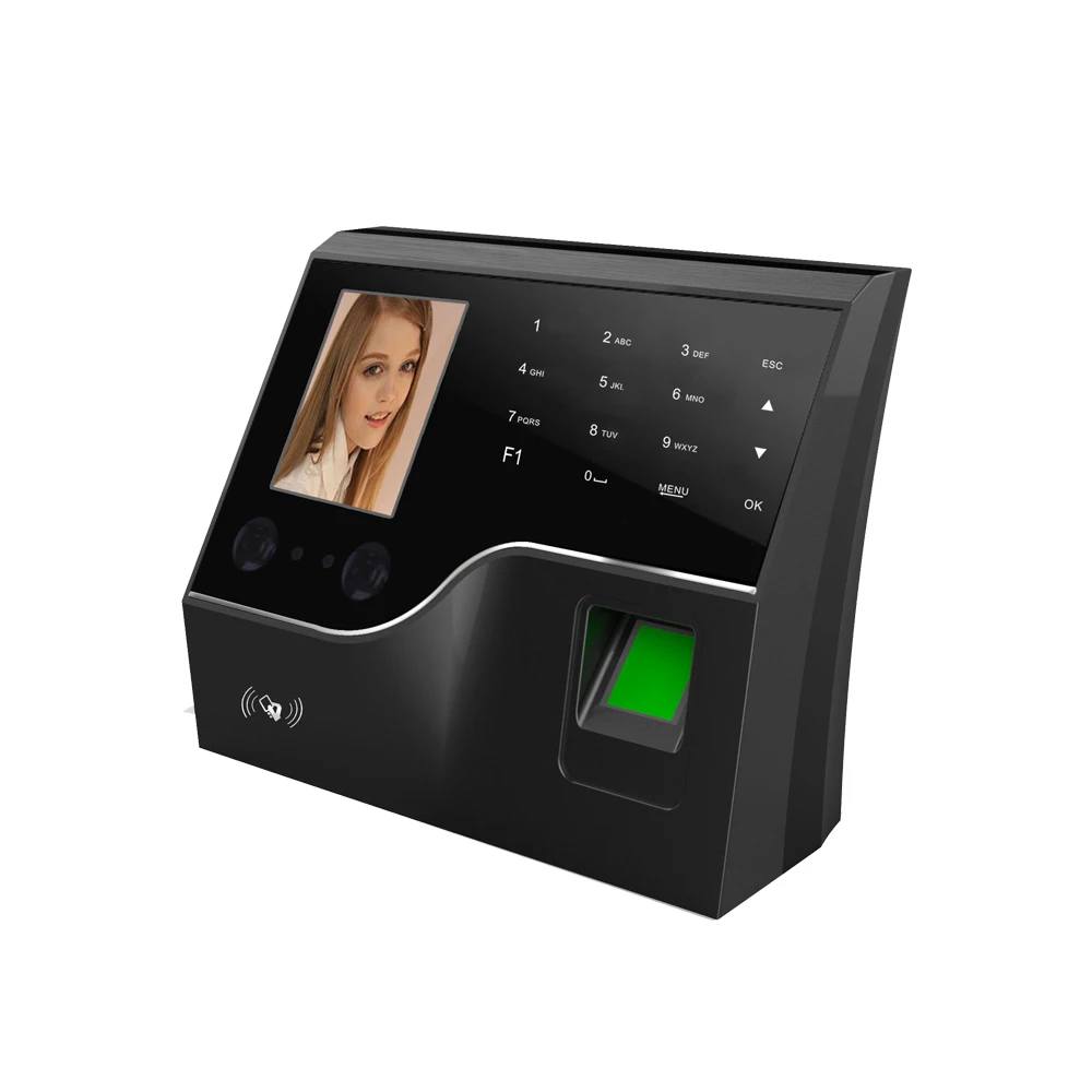 Eseye Web Time Clock 4G WiFi Fingerprint Attendance Machine for Employees ID Card and USB Flash Drive Compatible