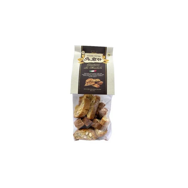 Top quality Cantucci almonds biscuits typical Tuscan almonds dry cookies Siena italy 250 gr 12 packs in a carton