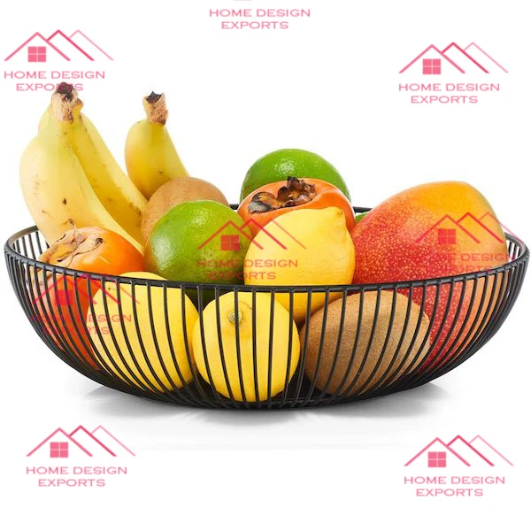 3 Tier Wire Basket Stand for Kitchen Vegetable and Fruit Storage Basket Iron Wire Basket Stand