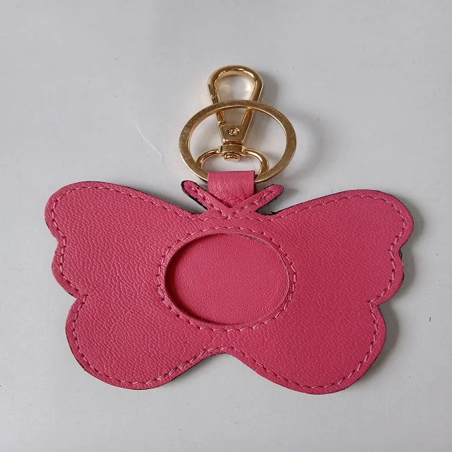 ButterFly shaped Leather fob Keys