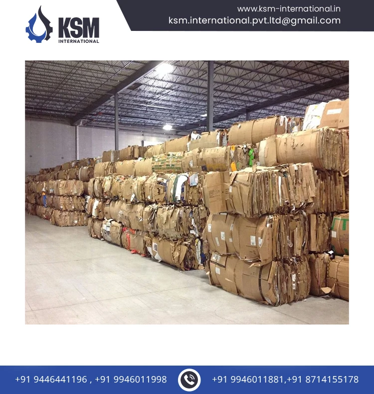 Indian Exporter of Superior Quality Customized Packaging Corrugated Carton Scarp Old Corrugated Cartons Waste Paper Scraps