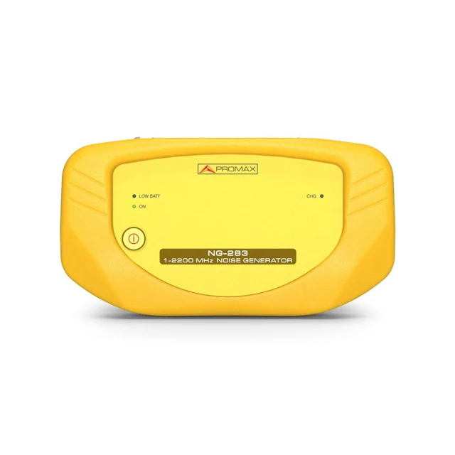 Compact durable broadband RF white gaussian noise generator 1 to 2200 MHz for coaxial cable and networks response testing