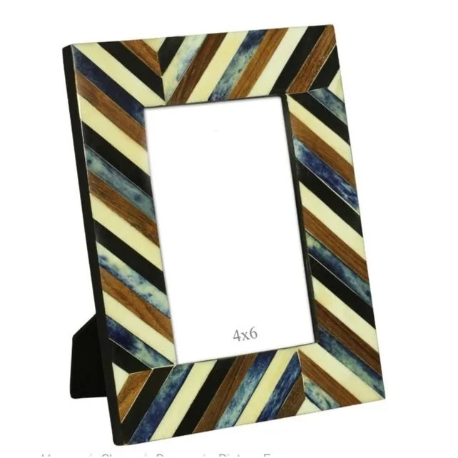 Decorative Bone Inlay Photo Frame Admirable Design Best Selling Giftware Wooden Photo Frame And Scenery For Interior Decor Only