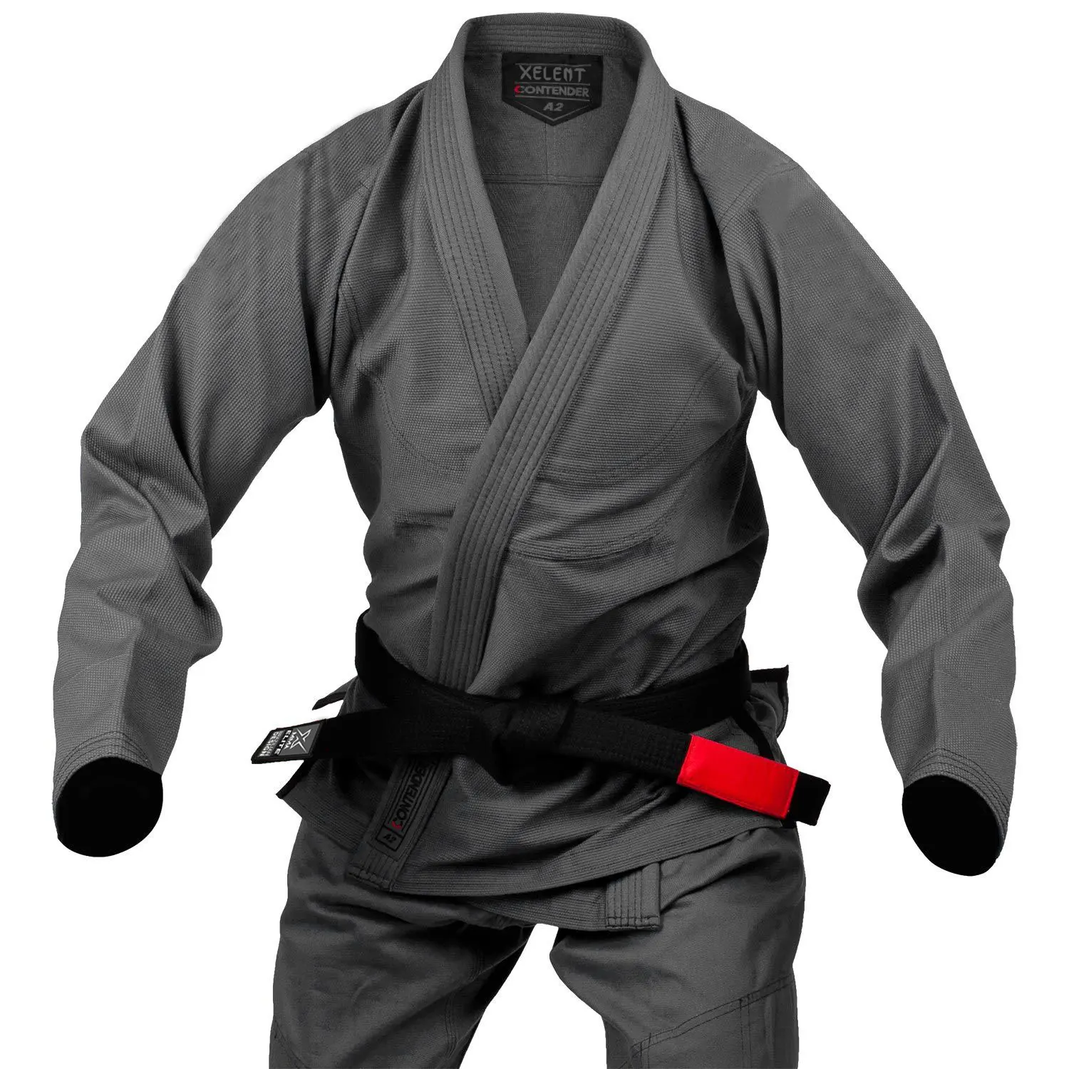MMA Martial Arts High Quality Custom Design Pearl Weave Fabric Jiu Jitsu Kimono Adult Brazilian Jiu Jitsu Shorts Grey Color