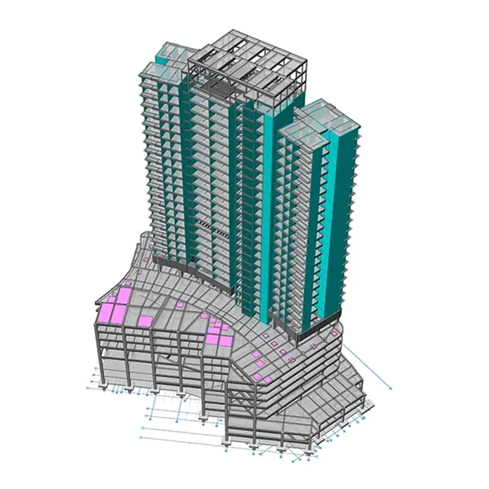 Structural Design Solutions for Villa Compliant with Local Zoning Codes and Building Regulations 3D Modeling Design Services