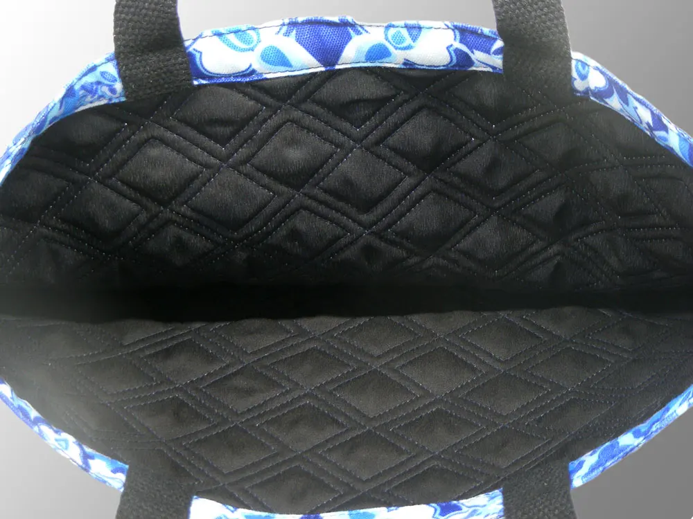 canvas quilted tote bag satin lining cotton web handles heat transfer print full customization colorful canvas gift beach bags