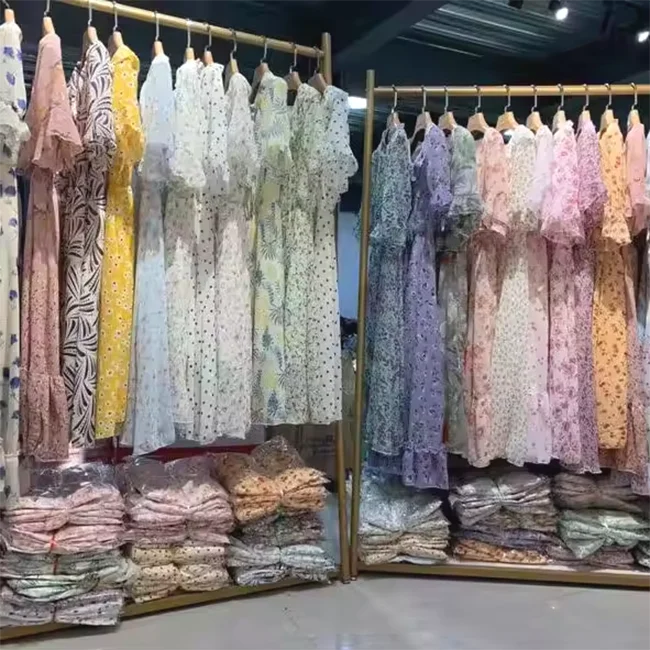 Hot Selling Womens Clothes Casual Dress Used Clothes Mix Bulk Stock Popular Dress in Southeast Asia
