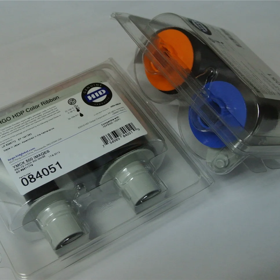 Card Printer Ribbon Far-go 84051 YMCK Color Ribbon Used For Fargo HDP 5000 Card Printer