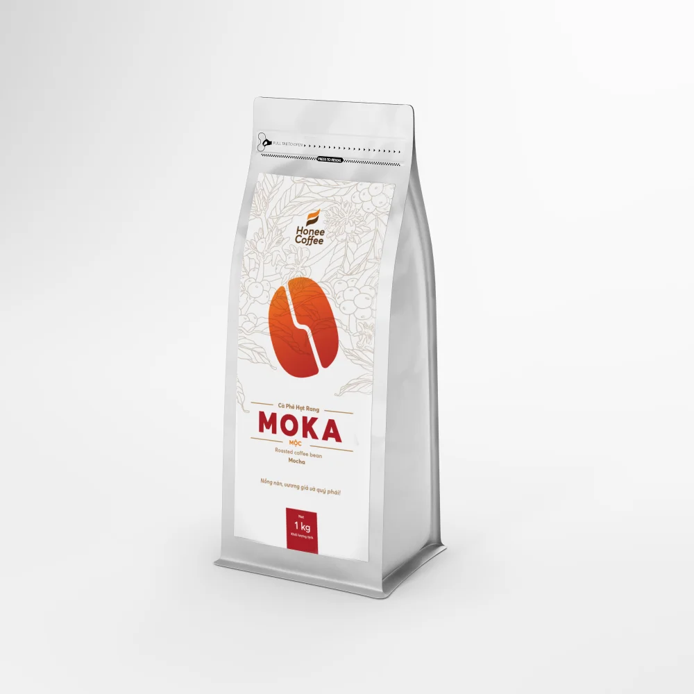 Moka roasted coffee rare and highest quality gourmet 2022 made in Vietnam 100% natural good for health