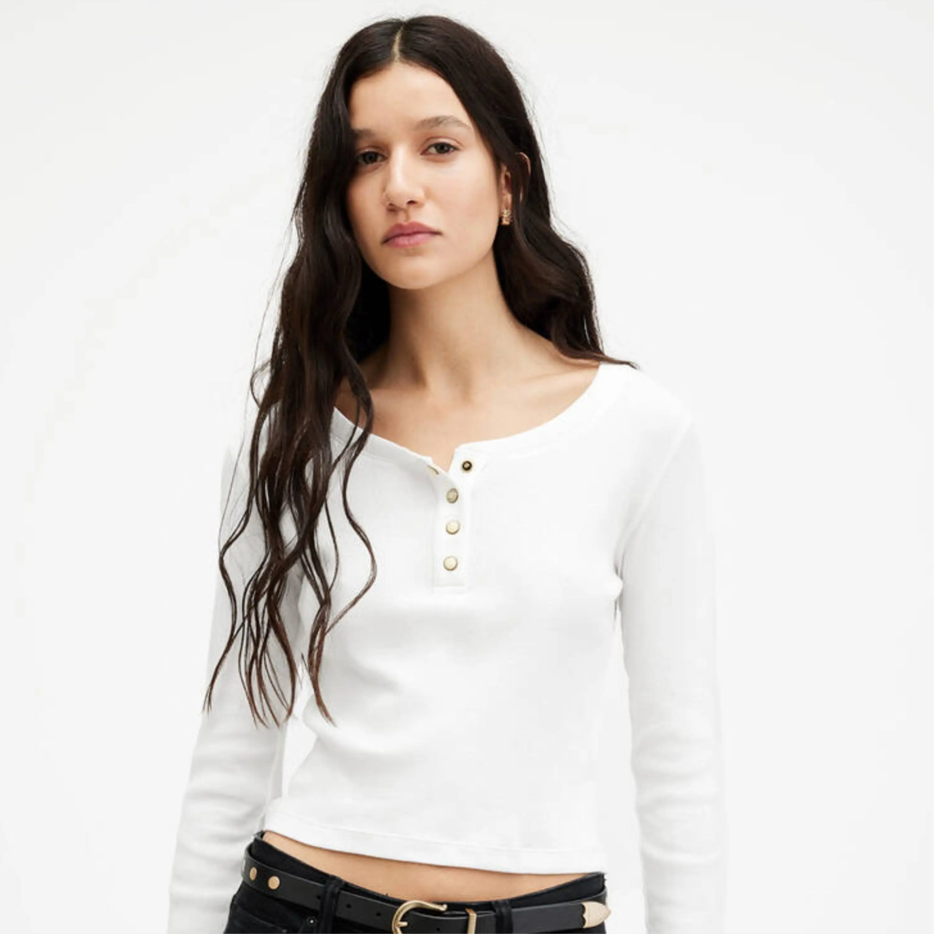 2024 Popular Long Sleeve Fashion Blouses Lady For Women Casual Ladies And Tops Working Women Cutting Sewing Machine