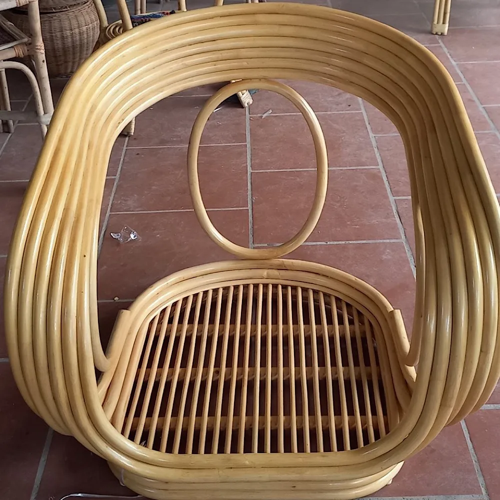 Outdoor Hotel Office Building Modern Furniture Garden Rattan Wicker Aluminum Bamboo Chairs And Table