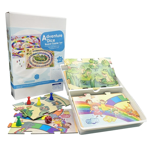 Custom OEM Adventure Dice Board Game Set | Educational School Card Game