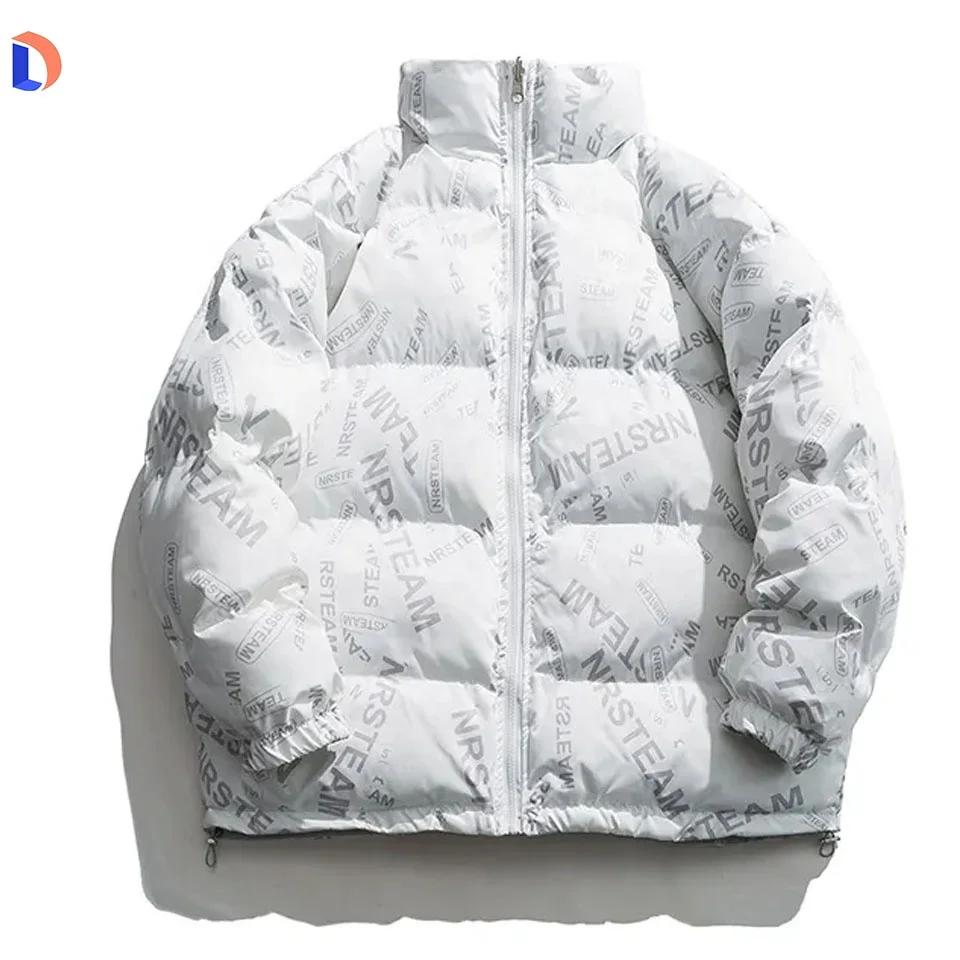 High Quality Sublimation Printed Puffer Jackets Low Price Winter Outdoor Jackets
