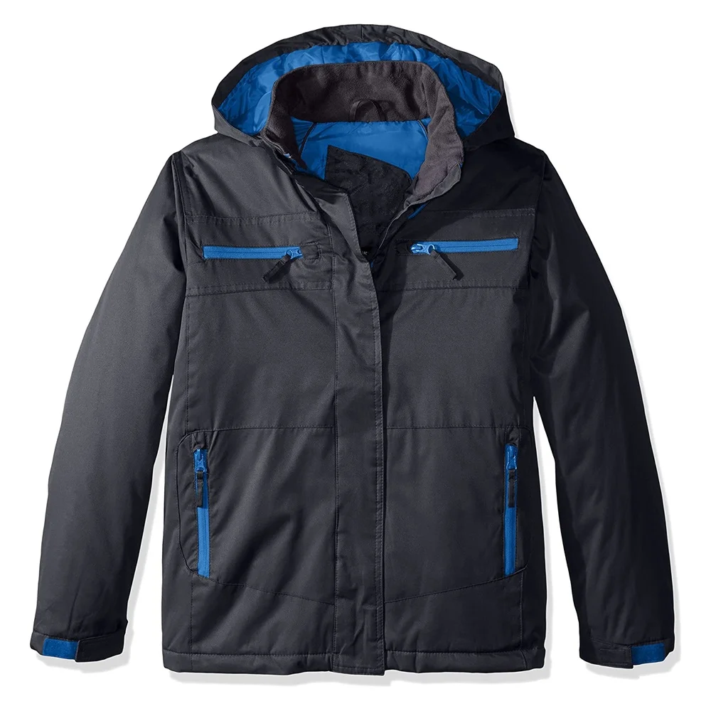 Ski Jacket High Quality Waterpoof Breathable Hoodie Ski Snowboard Jacket High End Mens Plain Waterproof Ski Jacket For Winter