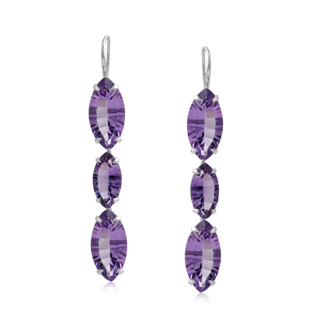 best selling hanging drop earring jewelry gold plated 925 sterling silver rainbow moonstone multi gemstone drop earring