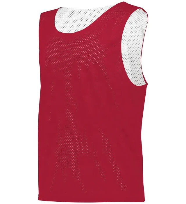 Quick dry breathable mesh pinnies custom sublimated lacrosse game reversible wear lacrosse jerseys