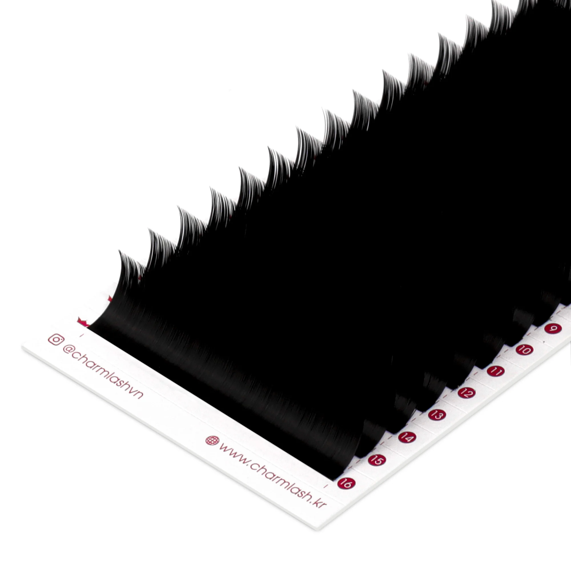 Hot selling matte black individual eyelash extensions lash trays wholesale handmade cashmere lash wholesale extension eyelash