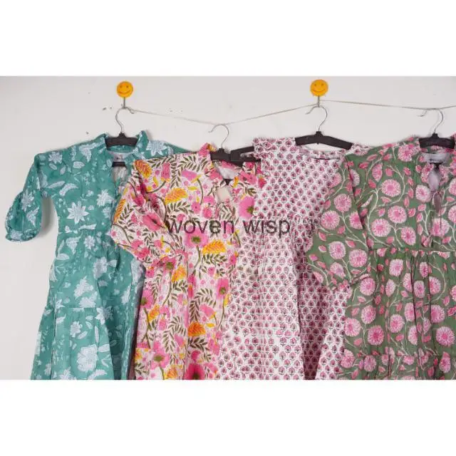 Wholesale Summer Flower Luxury Baby Girl Clothes Kids Hand Smocked Children Clothing Smock Dress For Girls Dresses