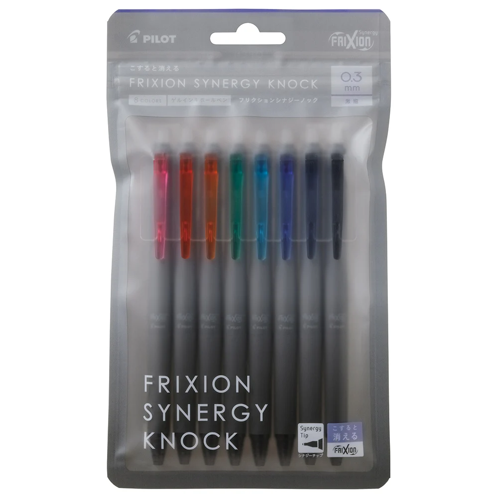 Erasable Gel Pen Frixion Synergy knock 0.3 0.4 0.5 mm LFRF-13 magic eraser pen forPILOT