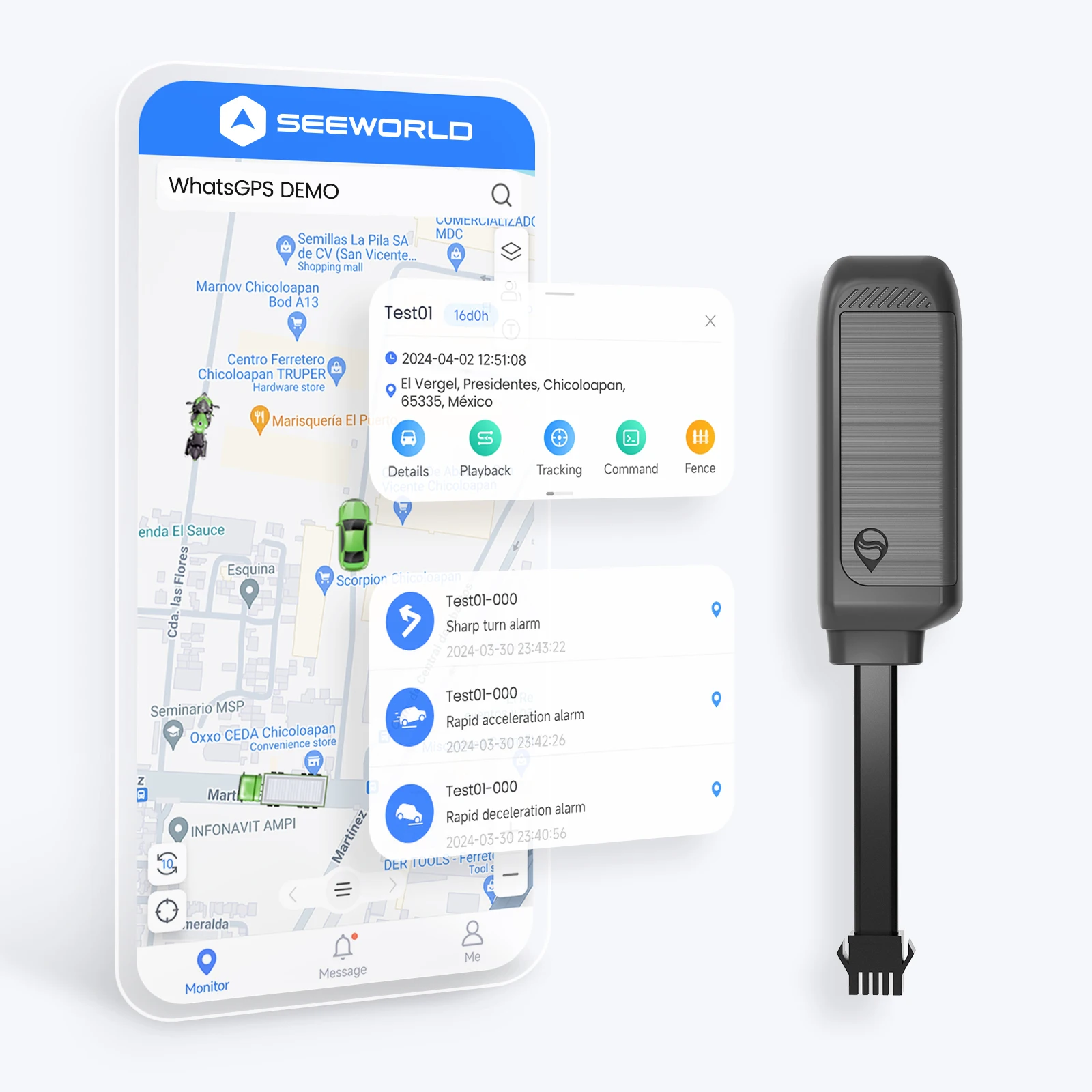 Mini Wire Positioning Detector Micro Remotely Voice Monitor Car Tracker GPS