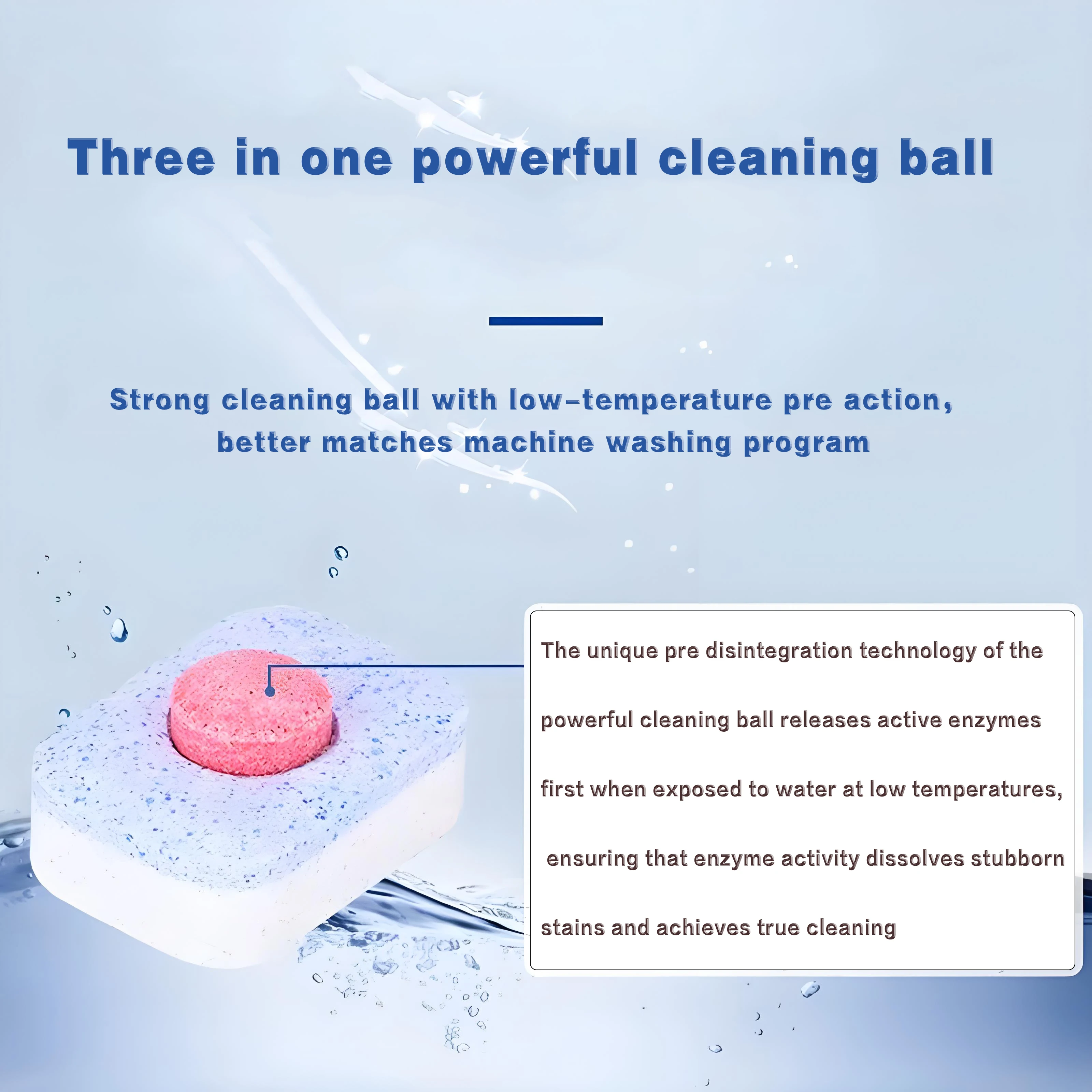 New Eco-Friendly Water Soluble Film All-in-One Dishwashing Tablet for Auto Dishwasher Kitchen Cleaning Tablets