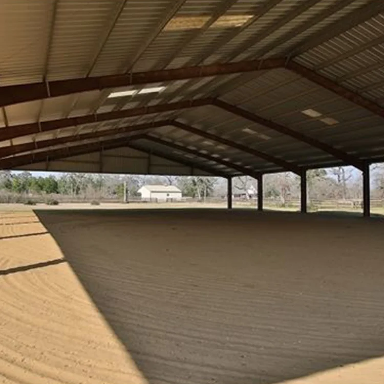 Prefab Quick Assemble Steel Structure Riding Horse Equestrian Farm Racecourse Horse Arean
