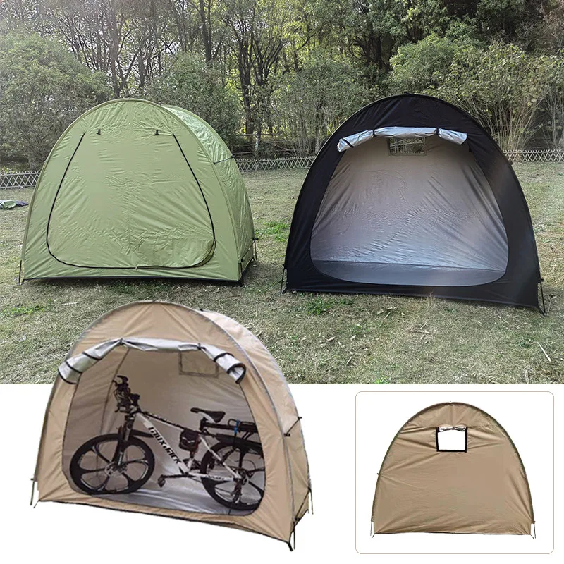 Multifunctional ventilate camping tent for bikepacking bicycle storage tents outdoor bike covers storage shed tent
