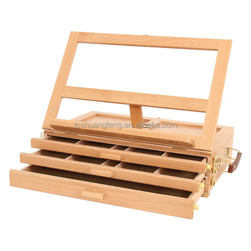 Artist Drawing Sketching Board Wood Adjustable Table Desk Easel Art Painting 42x28CM XHH-3