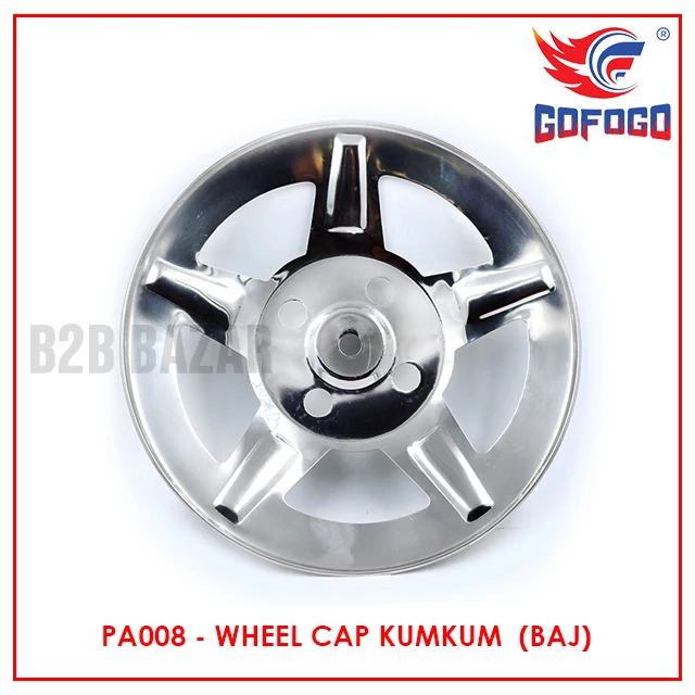 Stainless steel Wheel Rim cover for Bajaj RE compact motorcycle