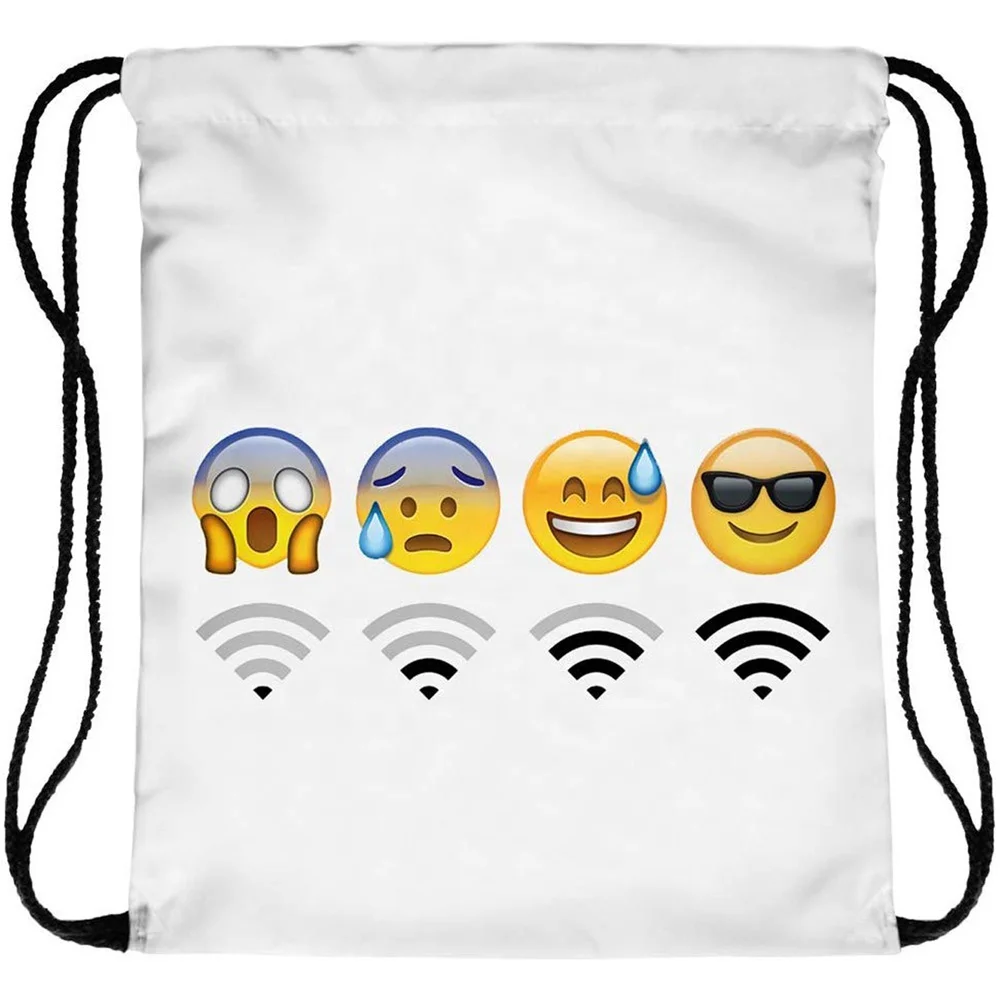 To accept custom print price suppliers 210D polyester drawstring bag