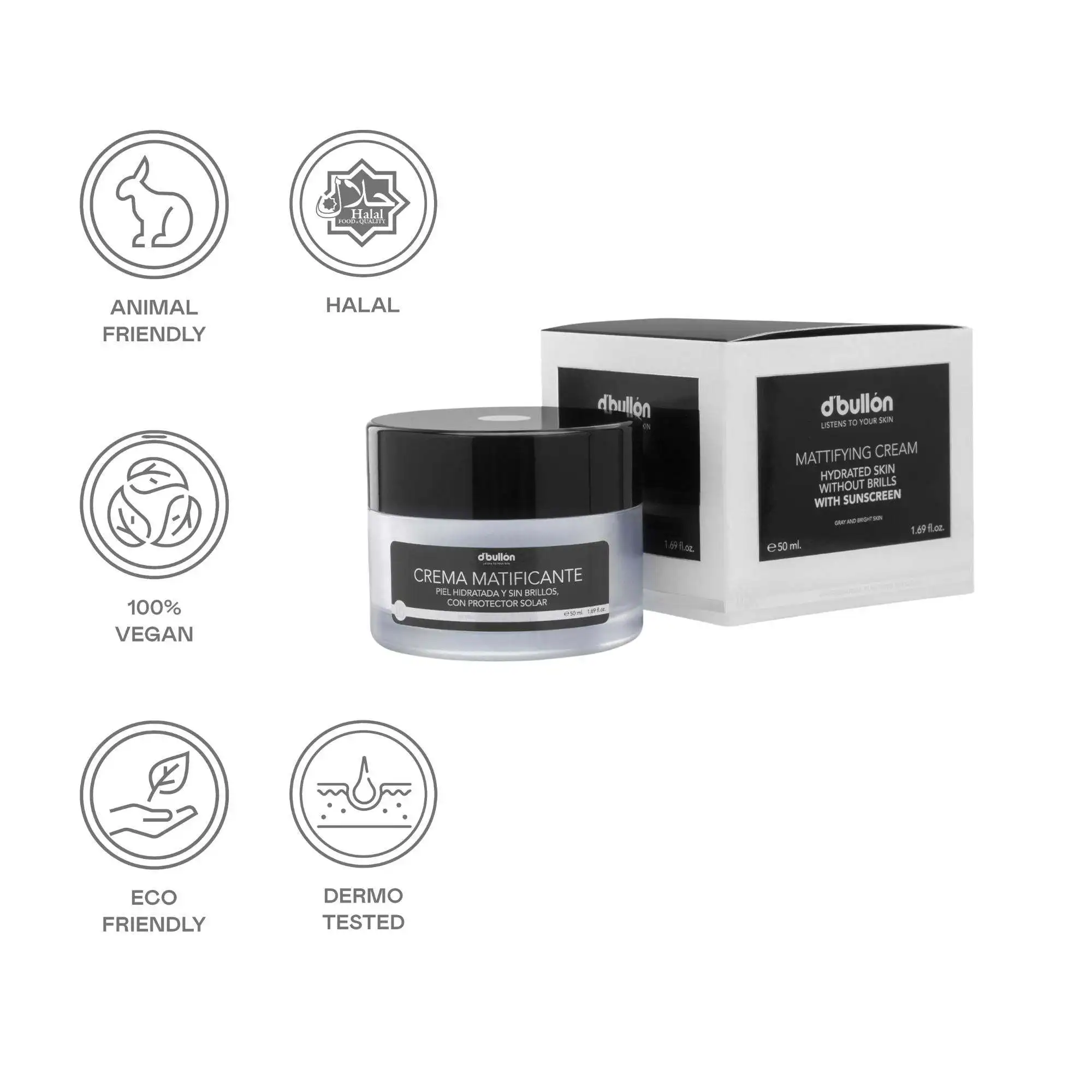 Mattifying Facial Cream for Oily Skin - 50 ml