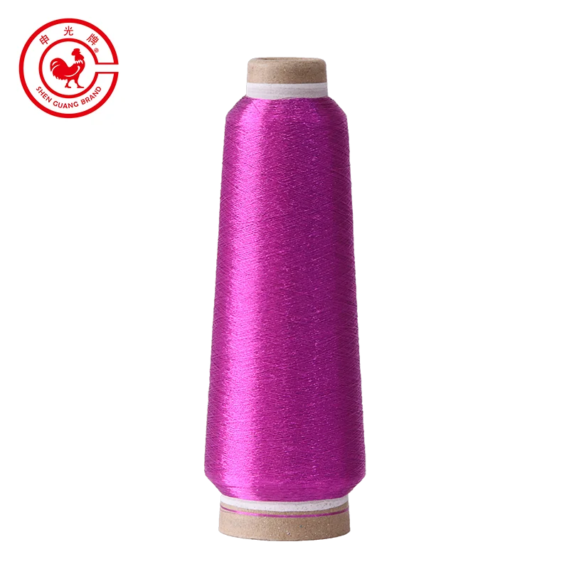 50D 75D Pure silver and pure gold and other colors superfine gimp metallic yarn for delicate embroidery thread