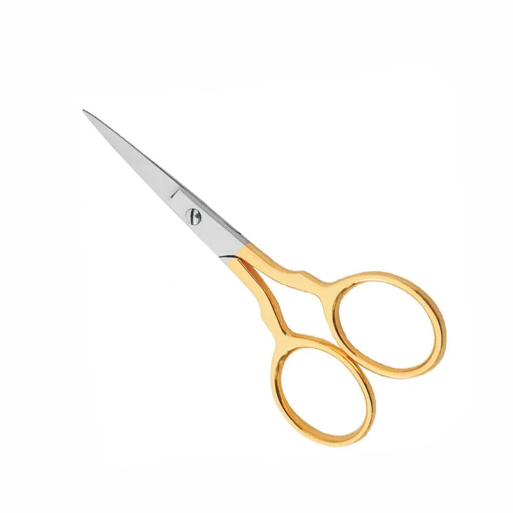 Half Gold Mini Scissors German Stainless Steel Small Classic Embroidery Scissors Tailor Scissors 3 Inch
