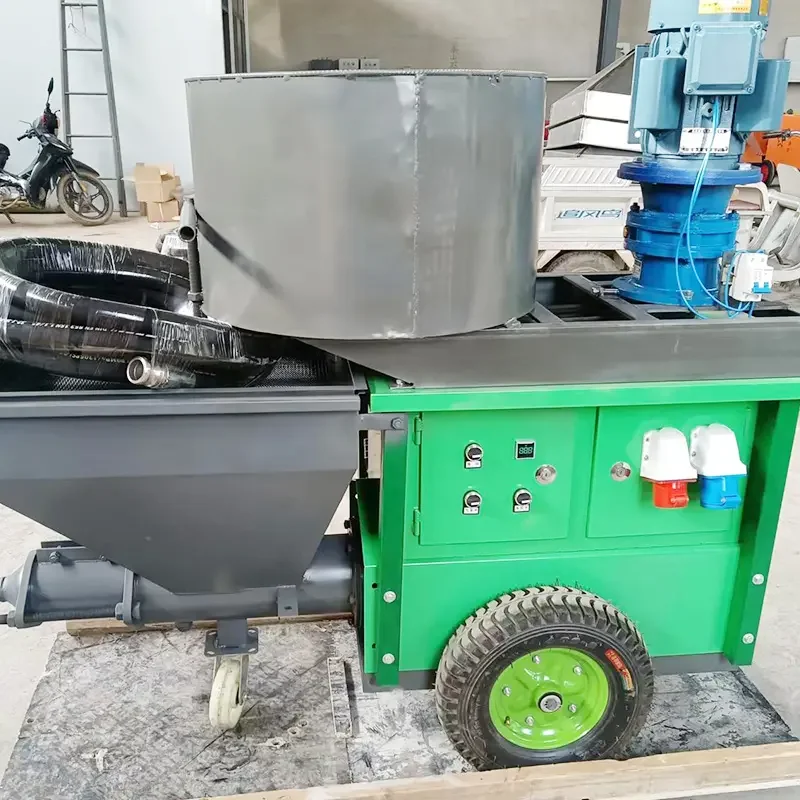 Bottom Price 80L Hopper Capacity Wall Cement Plaster Machine for Construction