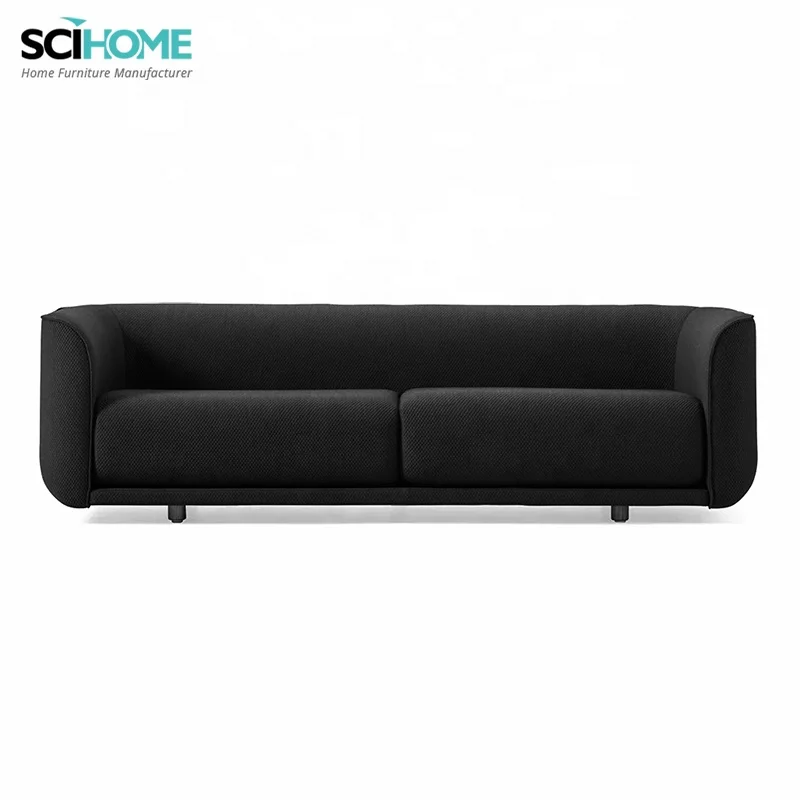 Italian Design Modern Curves Comfortable 3 Seater Sofa