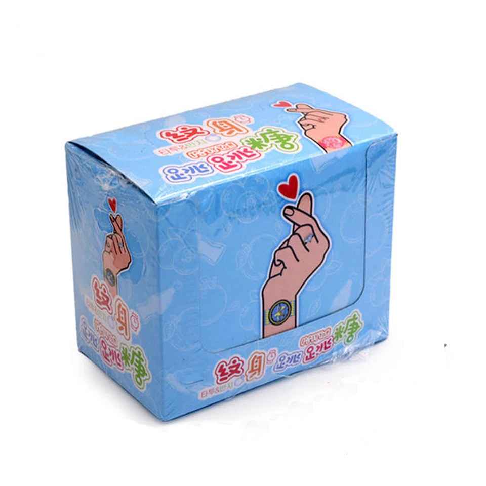 OEM ODM фруктовый ароматизатор всплывающие конфеты с часами игрушка для татуировки Халяль прыгающие конфеты сладкий Забавный