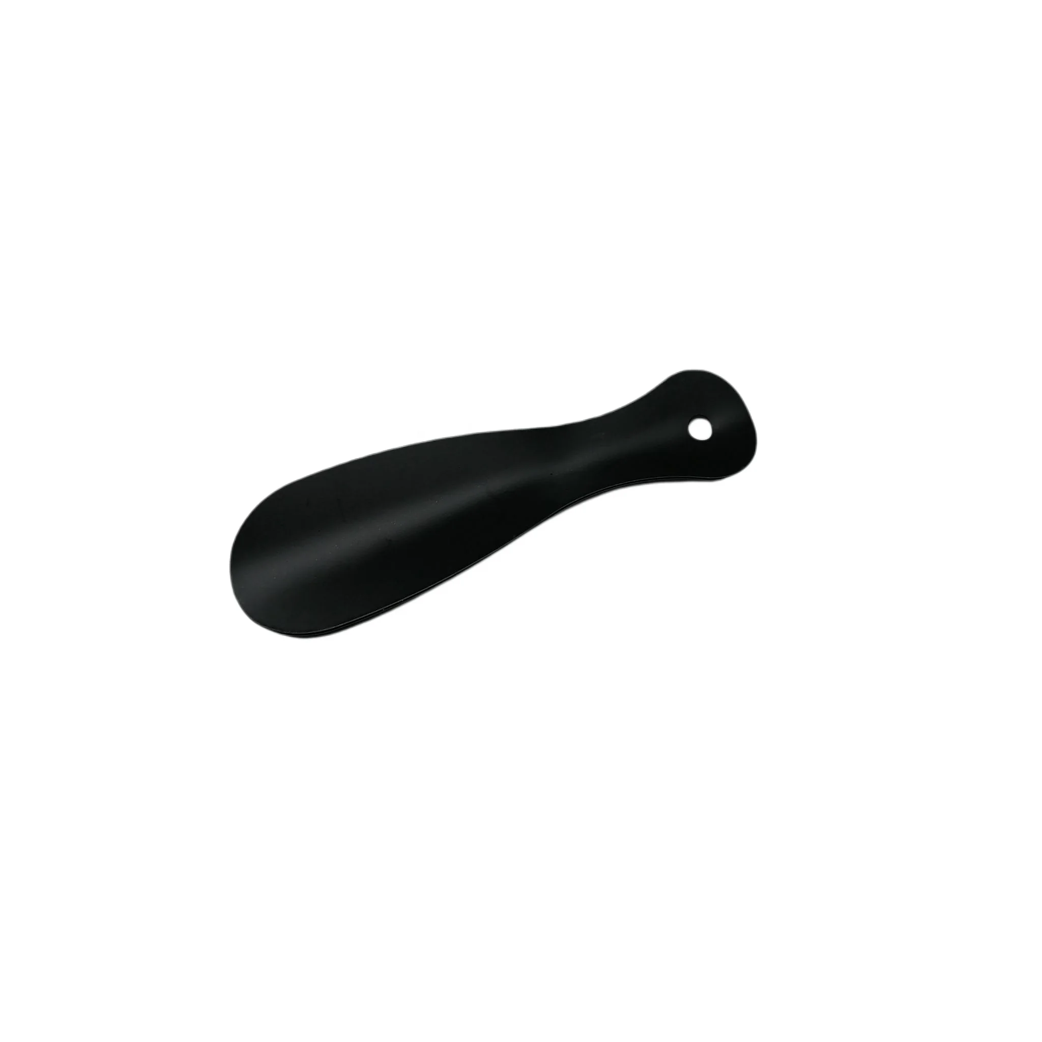 Black Matte Paint Metal Shoe Horn Stainless Steel ShoeHorn 7.5 Inches