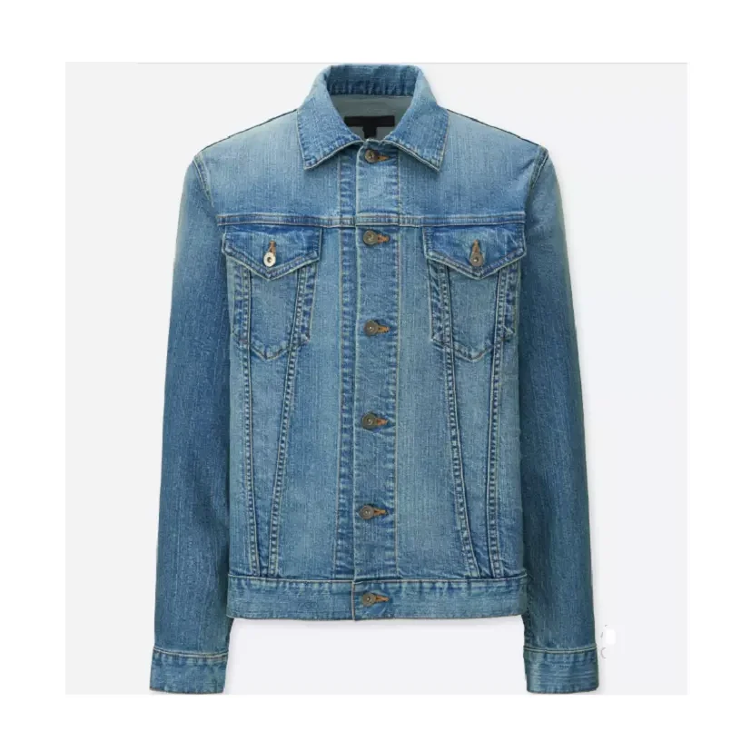 100% Cotton Good Quality Men Denim Jeans Jacket Custom Design New arrival 2022 Fashionable Cotton Denim Jacket for Mens