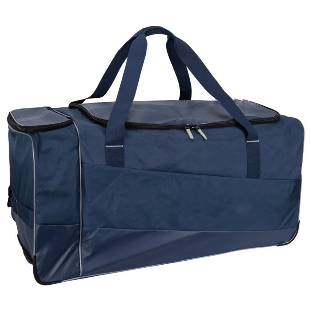 2022 Trending Customized 600D Oxford Duffel Bag Ice Hockey Trolley Bag with Wheels 32'