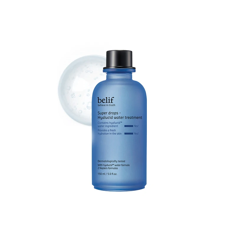 belif Super drops - Hyalucid water treatment 150ml skin care moisturization hydration purification brightening rich in mineral