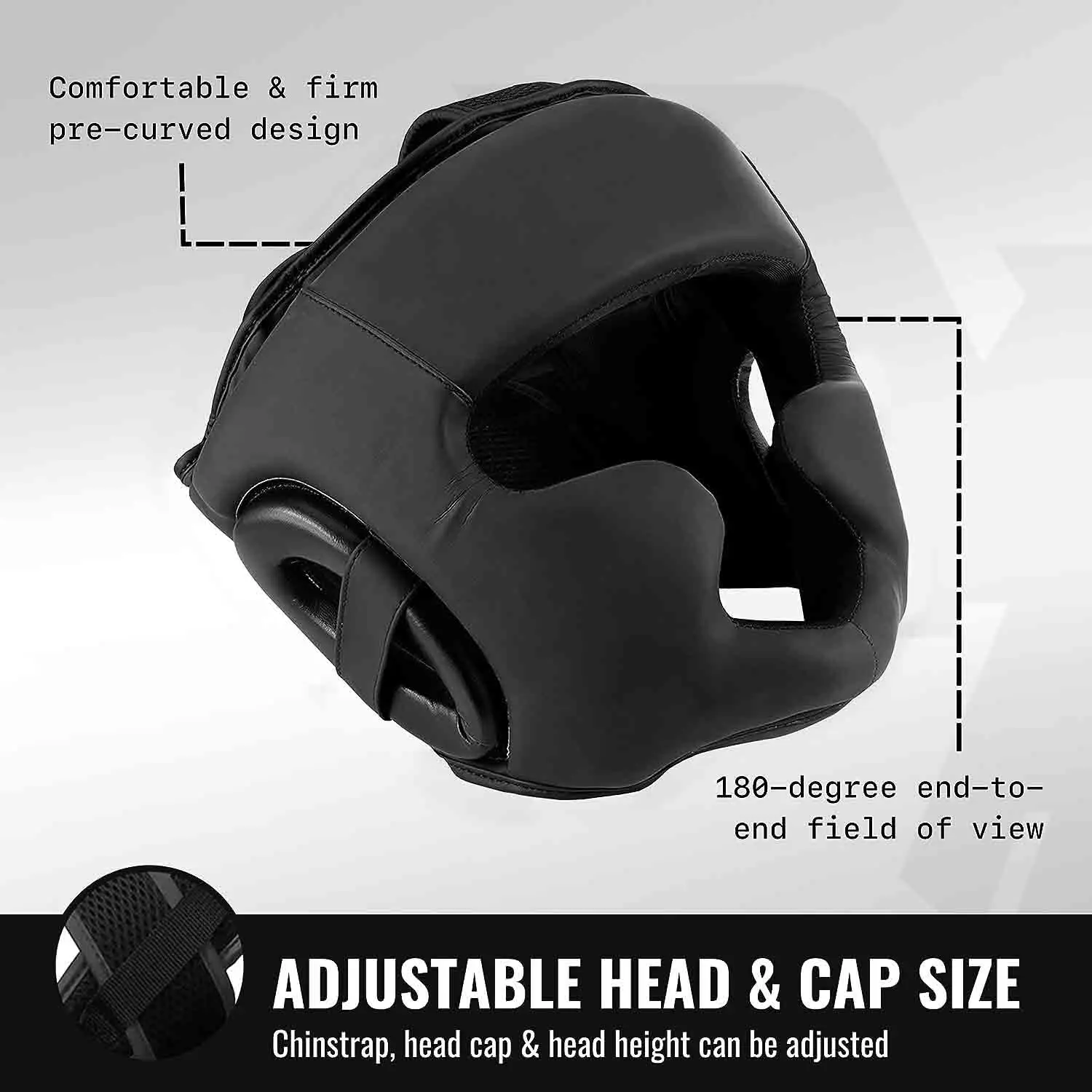 Protector Headgear Boxing MMA Fighting Head Guard Sparring Helmet