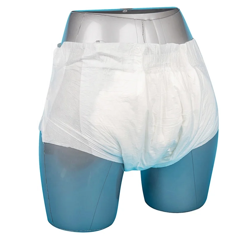 Подгузники для взрослых с суперпоглощающей печатью одноразовые подгузники синим подгузником