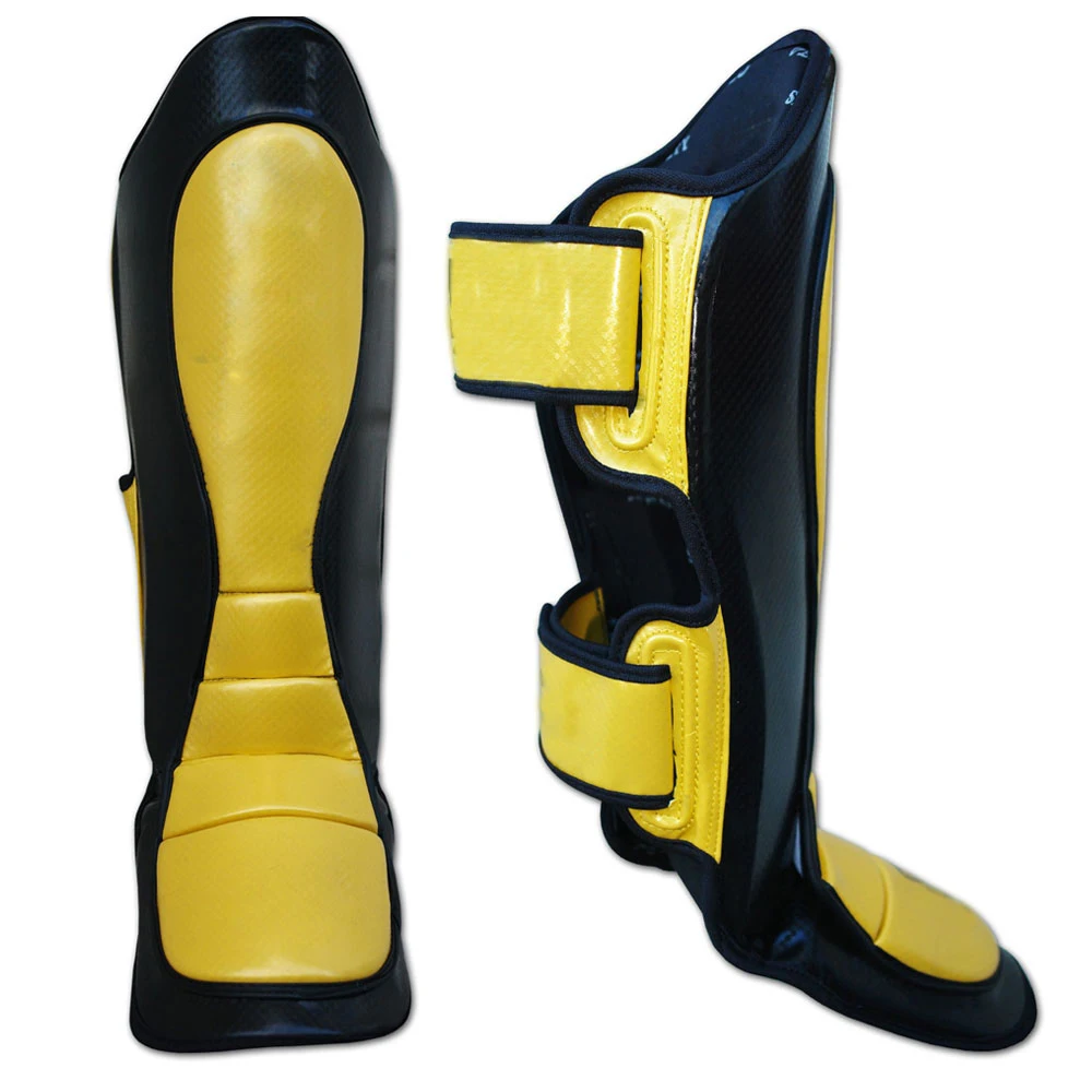 High Quality Wholesale Adjustable Shin Pads Leg Protector Guard for MMA Muay Thai Training Kickboxing Karate