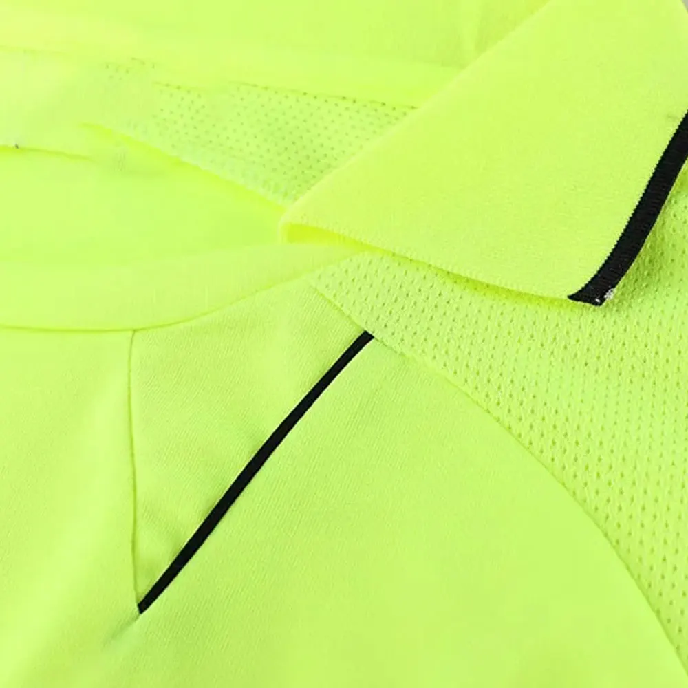 Factory Direct Referee Uniforms  Quick Dry Blank Soccer Referee Jersey Custom Made Logo Football Referee Uniforms