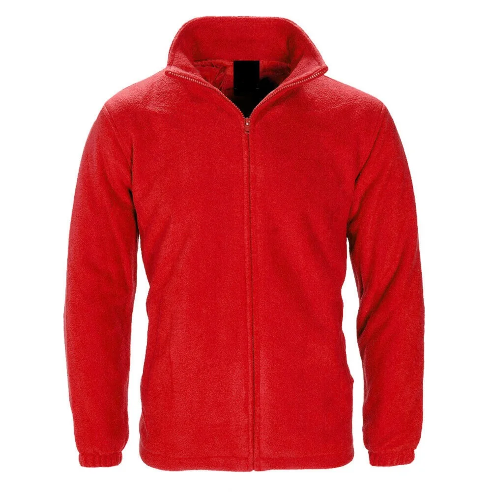 Fleece Men Jacket Hot Sales Manufacturer High Quality Custom Logo Stand Collar Down Golf Coats Tennis Clothes With Fleece Men