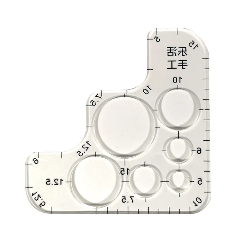 custom CNC high precision PC PVC PET PP ABS  plastic template sheet plastic drawing  ophthalmic ruler