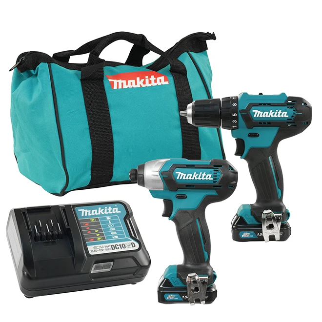 Bonus on NEW Quality  Cordless 12 V Max CXT Tool Combo Kit Drill Driver and Impact Driver fast ship